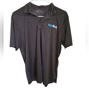 Port Authority Black Polo Shirt With Wyebot Logo.